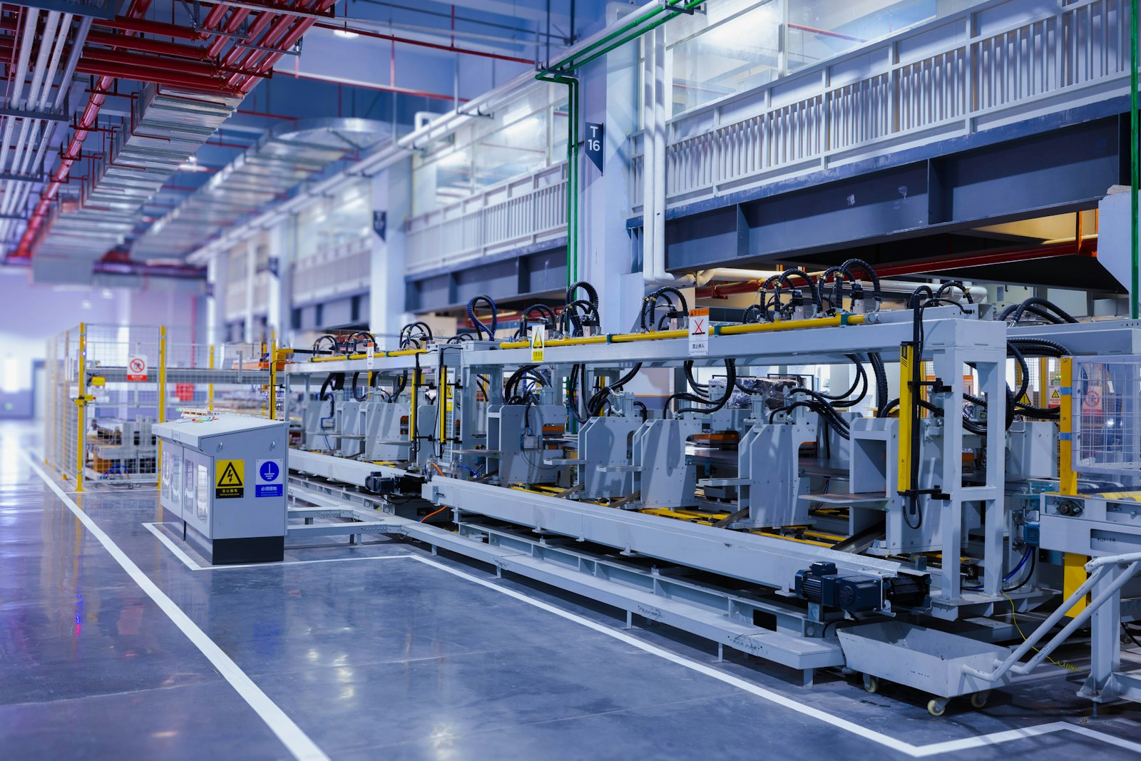 Automated forming line on a modern plant floor
